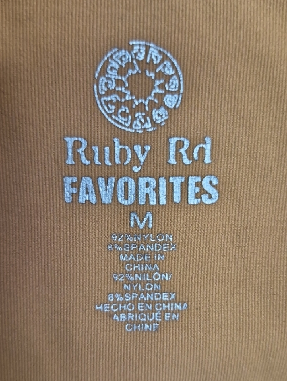 Ruby Rd. Women's Tan Scoop Neck Tank Size M - Picture 2 of 4
